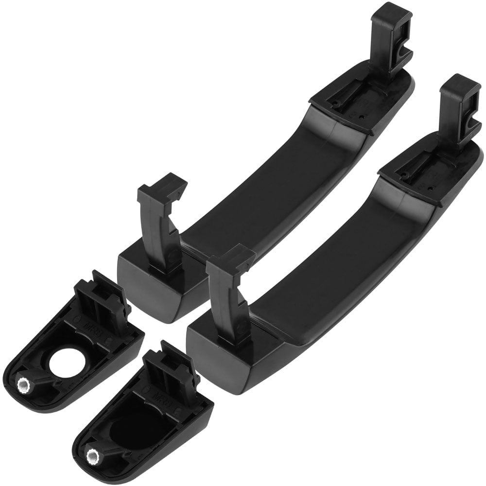 Front Exterior Door Handle Fits for Chevy Equinox HHR Malibu, Pontiac G6 Torrent, Suzuki XL-7 Car Door Handle (Black, Driver & Passenger Side)
