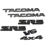 Toyota Tacoma Emblem kit - Tacoma SR5 V6 4x4 Emblems