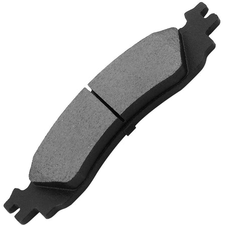 Front Ceramic Brake Pads w/Hardware Kits Fits for Ford Explorer Sport Trac Taurus, Mercury Mountaineer (All Models)-Low Dust Brake Pad-4 Pack