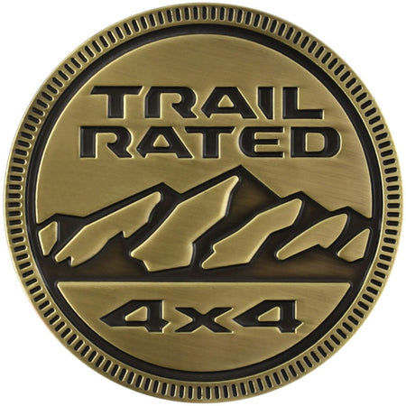 Jeep Trail Rated 4X4 Yellow Brass 68483961AB