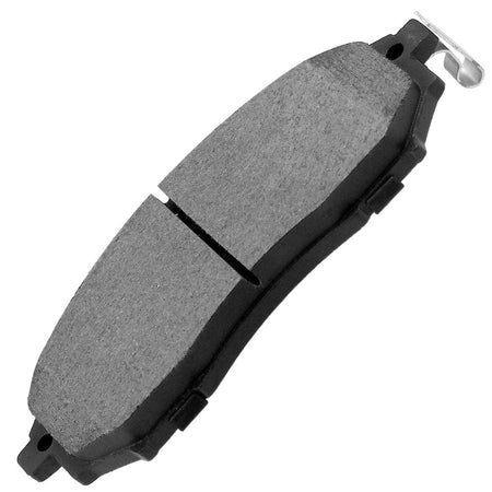 Rear Ceramic Brake Pads w/Hardware Kits Fits for Infiniti EX35 EX37 FX37 FX45 G25 G35 G37 M35 M35H M37 M45 M56 Q40 Q45 Q70 Q70L QX50 QX70, Nissan 350Z 370Z Murano Pathfinder-4 Pack
