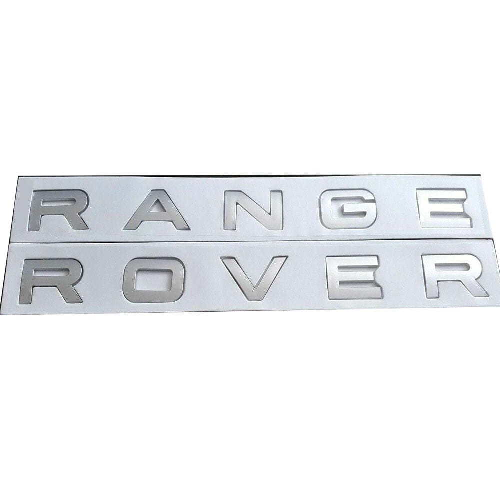 Range Rover Emblem Hood Letter Matte Silver – AFA-Motors