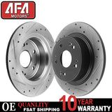 Rear E-Coating Brake Rotors For 2005-2017 Honda Accord 2009-2014 Acura TSX