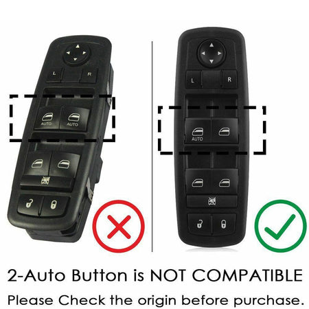 Master Power Window Switch for Jeep Dodge Journey Liberty 2008-2012 Fornt Left Driver Side
