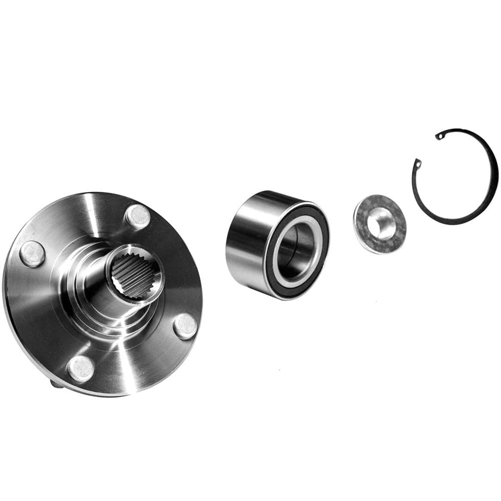 MotorbyMotor 518510 Front Wheel Bearing and Hub Assembly Fits for 2000-2011 Ford Focus Wheel Hub w/4 Lugs w/ABS - 2 PACK