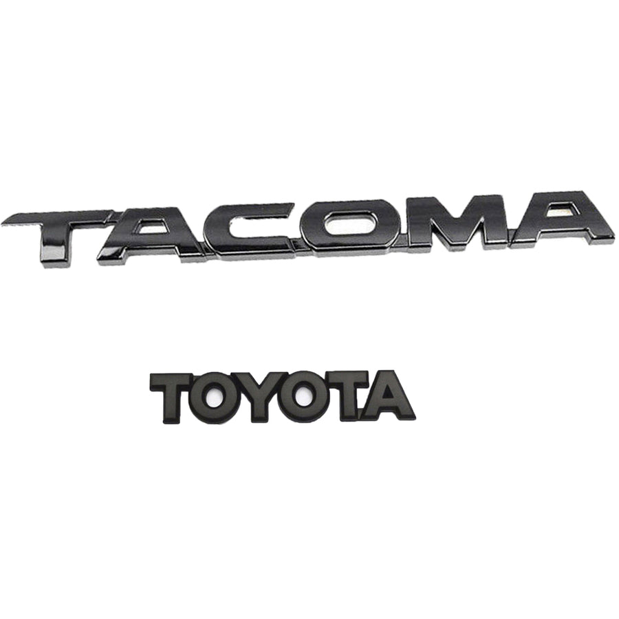 Toyota Tacoma Emblem kit Matte Black