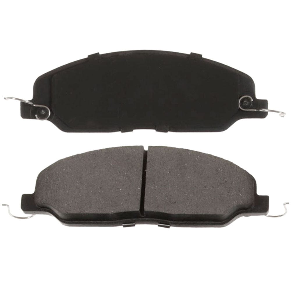 MotorbyMotor Front Ceramic Brake Pads w/Hardware Kits for Ford Mustang 2005-2010 (V6 Models Only) Low Dust Brake Pad