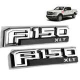 Ford F-150 XLT Fender Emblem Chrome& Black ‎FL3Z-16720-D