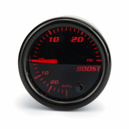 2'' 52mm 7 Color LED Mechanical Turbo Boost PSI Pressure Vacuum Gauge Meter 12V RB-TB-CP