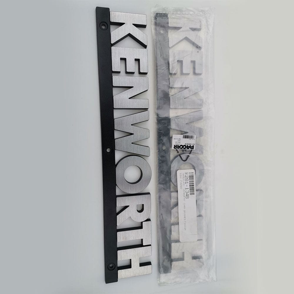 KENWORTH Emblem Plate Metal Logo Pair