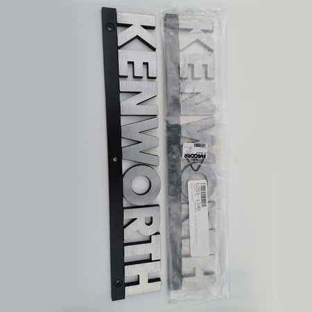 KENWORTH Emblem Plate Metal Logo Pair