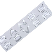 Load image into Gallery viewer, New Matte Chrome Range Rover Letters Hood Trunk Tailgate Emblem Badge Nameplate