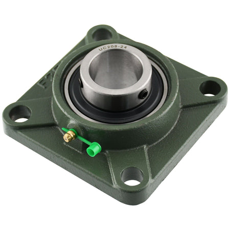 UCP208-24 Solid Pillow Block Flange Mounted Bearing-1-1/2" Bore 2 Bolt -Self Aligning-Pillow Block Bearing-2Pack