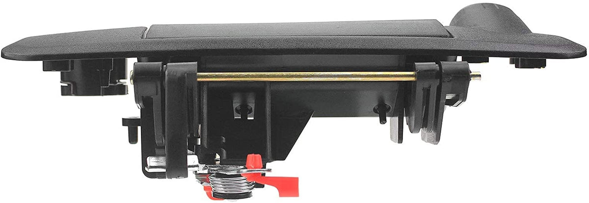 Rear Tailgate Door Handle Fits for Toyota Tundra 2007 2008 2009 2010 2011 2012 2013 Door Handle-Chrome w/ Camera Hole (Black)-Exterior Outside Outer