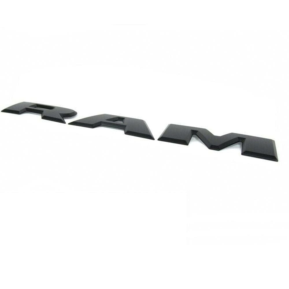 Dodge Ram 1500 Emblem Tailgate Letters Black 68245564AD, 68245565AD, 68245566AD