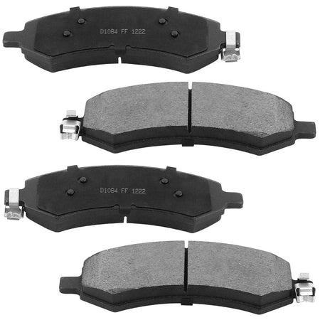 Motorbymotor Front Brake Rotors 336mm Drilled & Slotted Design Brake Rotor & Brake Pad kit Including CLEANER DOT4 FLUID Fits for Chrysler Aspen, Dodge Dakota Durango Ram 1500, Ram 1500 4000