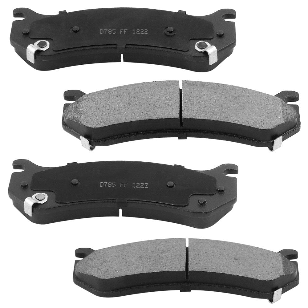 GMC Sierra Rear Brake Rotors 12066044 D785, with fluid & cleaner