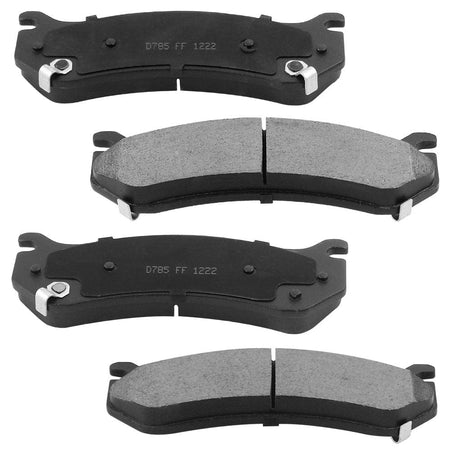 GMC Sierra Rear Brake Rotors 12066044 D785, with fluid & cleaner