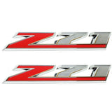 Chevrolet Silverado - Z71 Emblem Chrome Red