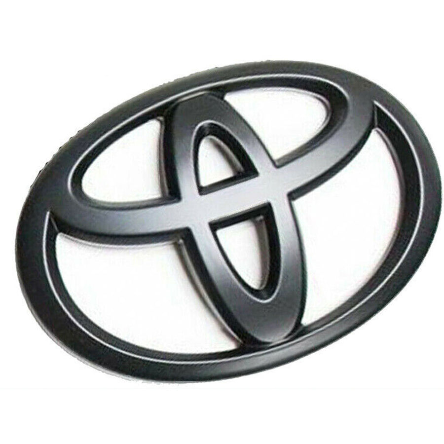 Toyota logo brand car symbol red with name black Vector Image