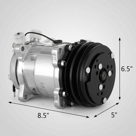 AC Compressor for Jeep Cherokee (2.1L 2.5L), Jeep CJ7 (2.5L), Jeep Comanche (2.1L), Jeep Wrangler (2.5L 4.2L), A/C Air Compressor