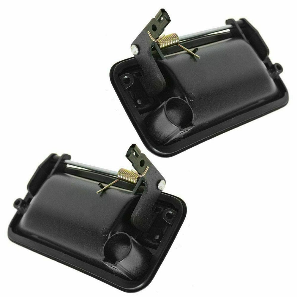 Pair GM Black Front Exterior Outside Door Handle for GMC Chevrolet C2500 C3500