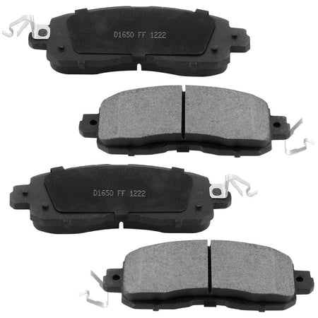 Motorbymotor Front Brake Rotors 296mm Drilled & Slotted Design Brake Rotor & Brake Pad kit Fits for Nissan Altima,Nissan Altima