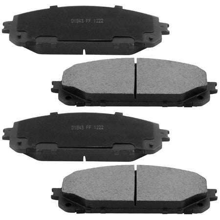 Motorbymotor Front Brake Rotors 330mm Drilled & Slotted Design Brake Rotor & Brake Pad kit Fits for Chrysler 200,Jeep Cherokee