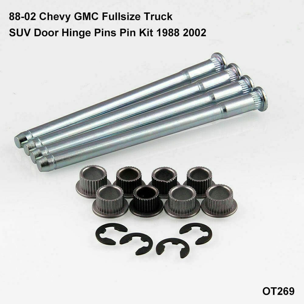 4 Sets Door Hinge and Pin Bushing Kit for 1988-2002 Chevy S10 GMC S15 Pickup Hot