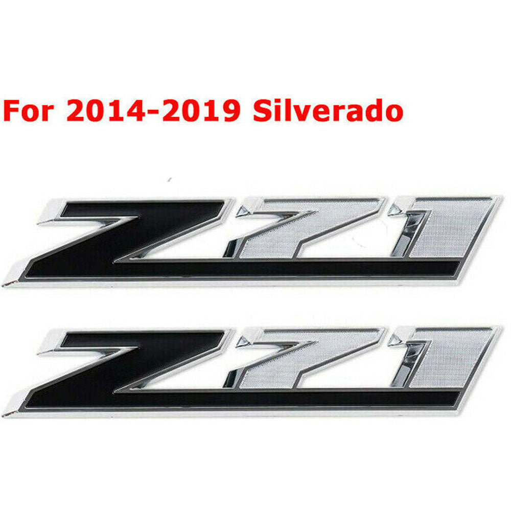 Chevrolet Z71 Badge Emblem GMC Sierra Silverado 1500 2500 2PCS