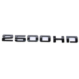 GMC Sierra 2500HD Emblem - 2500HD Letter Glossy Black