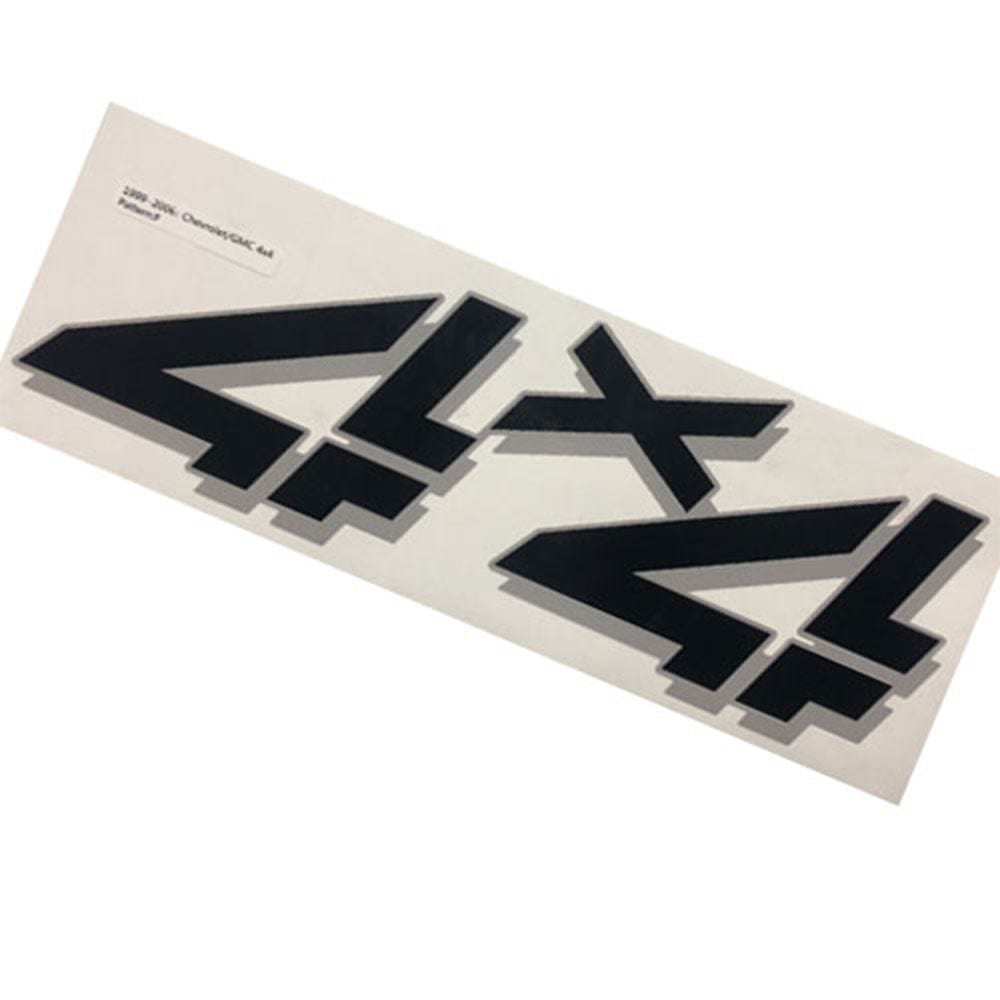 Chevrolet Silverado 4x4 decals Sticker set of 2