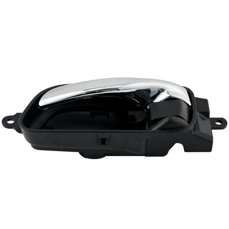 Front or Rear Left Side Interior Door Handle Fits for 13-16 Nissan Altima Pathfinder, 15-16 Nissan Titan, 15 Nissan Armada, 15-16 Nissan Murano Inside Car Door Handle (Chrome with Black Backing)