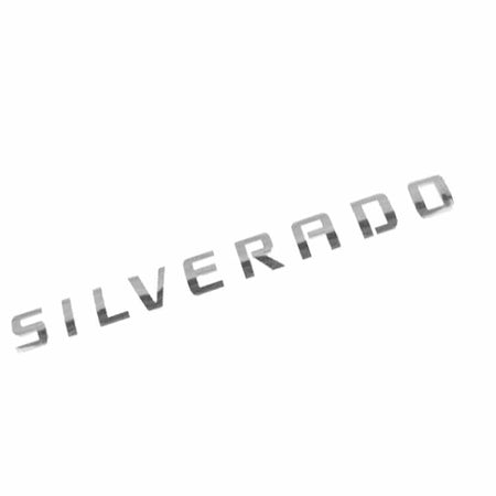Chevrolet Silverado Emblems - Silverado Letter Chrome 15129652
