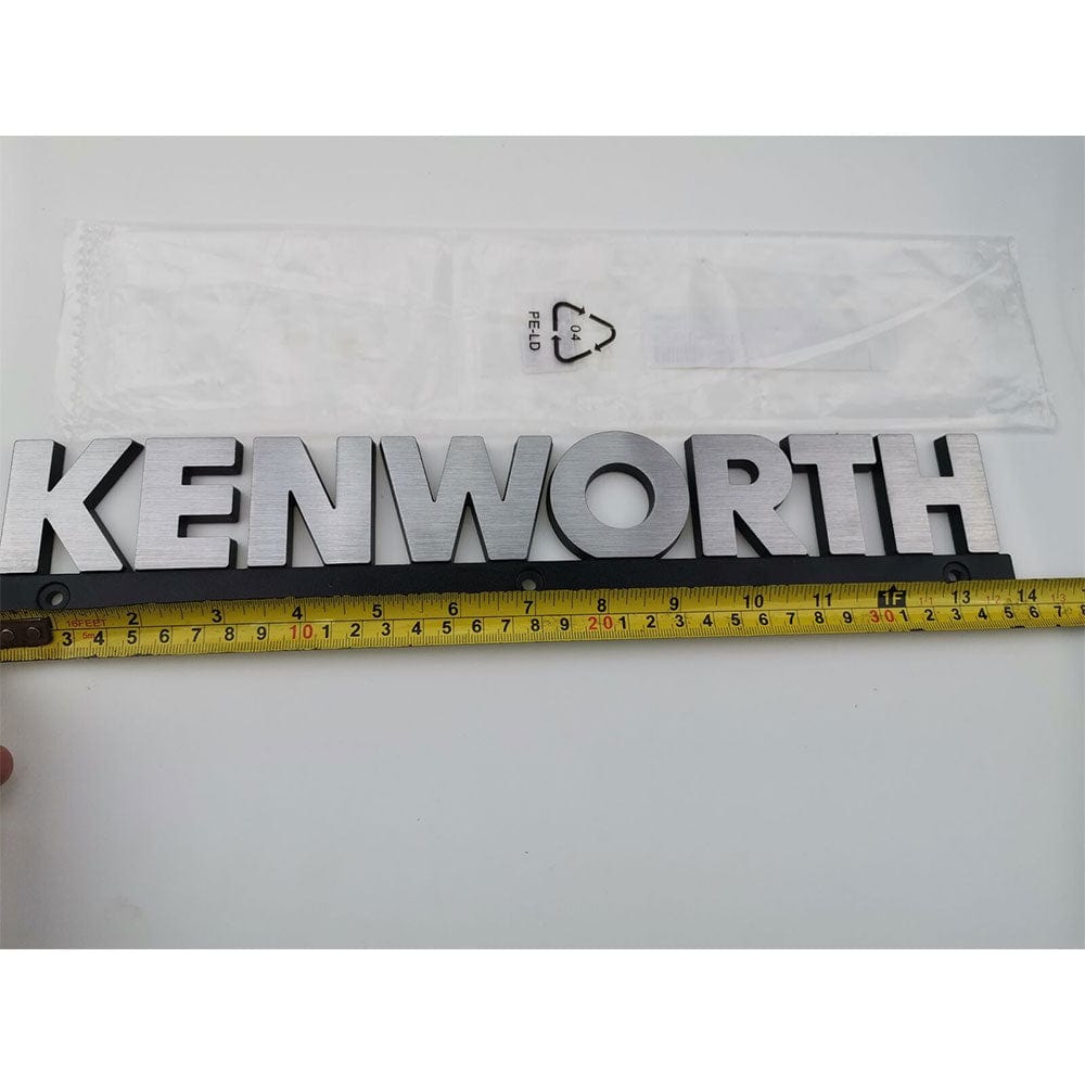 Kenworth Emblem Plate Metal Nameplate Chrome K2811348