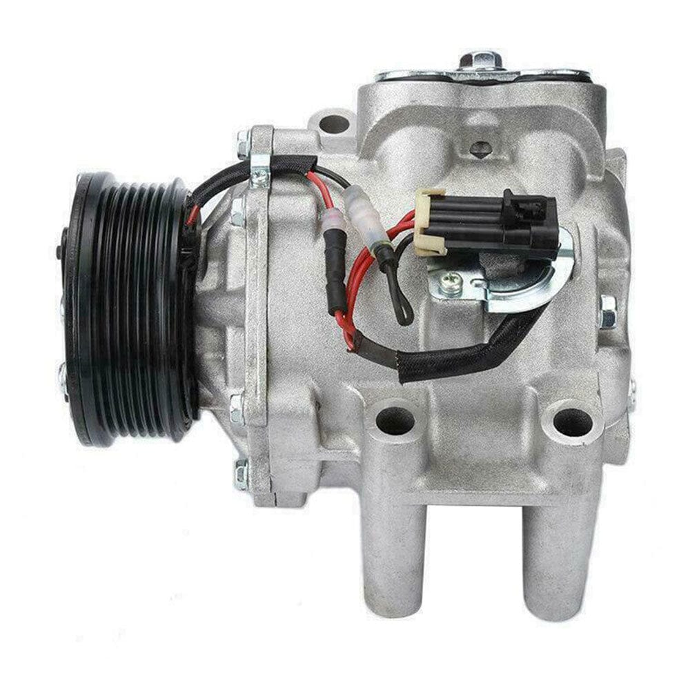A/C Compressor Fits for Chevy Trailblazer/Trailblazer EXT, GMC Envoy/Envoy XL, Saab 9-7x, Isuzu Ascender, Buick Rainier, Oldsmobile Bravada-L6 4.2L