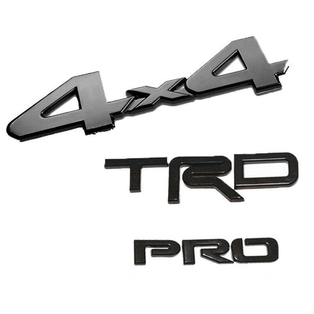 Toyota TRD-Pro 4x4 Emblem kit 3pc