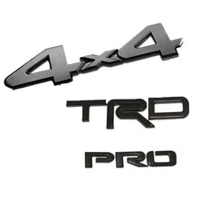 Load image into Gallery viewer, Toyota TRD-Pro 4x4 Emblem kit 3pc