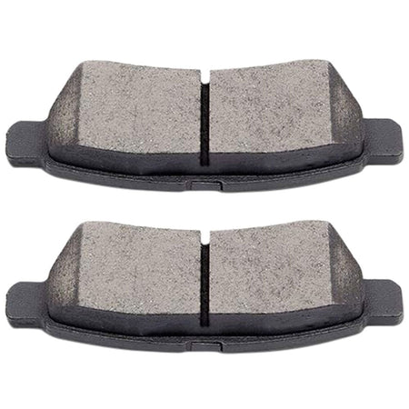 MotorbyMotor Rear Ceramic Brake Pads with Hardware Kits Nissan Frontier 2005-2009, Nissan Xterra 2005-2015, Suzuki Equator 2009-2012 Low Dust Brake Pad