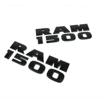 Load image into Gallery viewer, Dodge RAM 1500 Emblems OEM Pair Matte Black