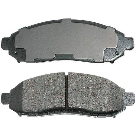 Front Ceramic Brake Pads w/Hardware Kits Fits for Nissan Frontier 2005-2007, Nissan Pathfinder 2005-2007, Nissan Xterra 2005-2015, Suzuki Equator 2009-2012 Low Dust Brake Pad(All Models)-4 Pack