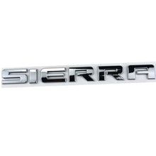 Load image into Gallery viewer, GMC Sierra Emblem Rear Tailgate Door Nameplate 3D Letter OEM Chrome