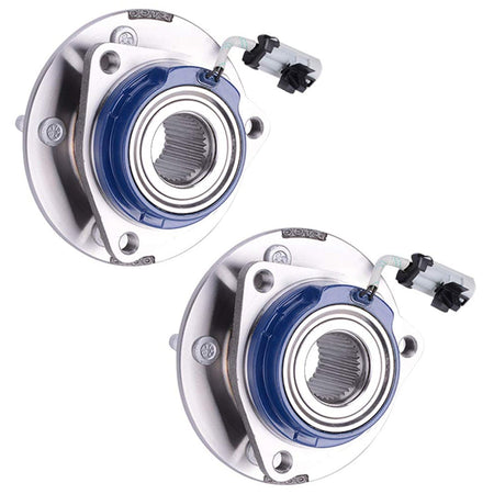 Front Wheel Bearing Hub Assembly Fit Allure, Aurora, Bonnevile, Century, Impala Hub Bearing (2 Pack) w/ABS, 5 Lugs, Replace 513121
