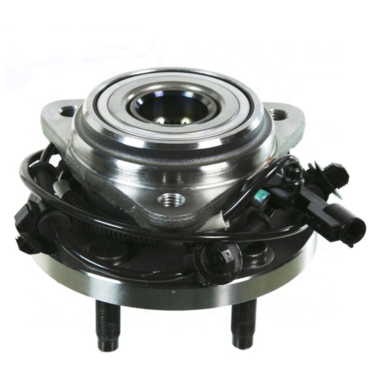 Front Wheel Bearing Fit Ford Explorer, Ford Explorer Sport, Explorer Sport TRAC, Mercury Mountaineer Wheel Hub 5 Lugs, w/ABS 4WD, 515003 (2 Pack)