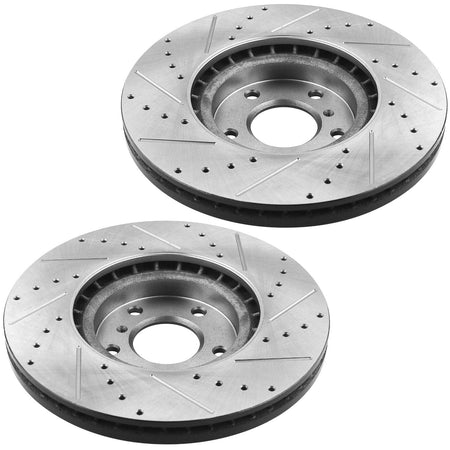 Front Brake Rotors + Pads For Infiniti EX35 M35h M37 M45 M35 FX45 G35 M35 M45