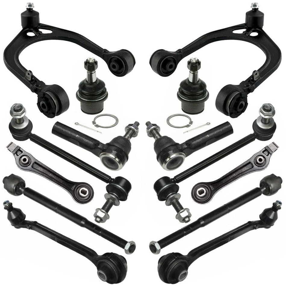 Front Control Arm Tie Rod Ball Joint For Challenger Magnum Charger 300 2WD 14PCS