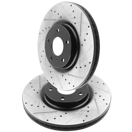 Front Disc E-Coating Brake Rotors Pair For Nissan Maxima  Murano 2009-2022