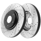 Front Disc E-Coating Brake Rotors Pair For Nissan Maxima  Murano 2009-2022