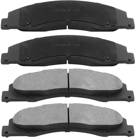 345mm Front E-Coating Brake Rotors + Pads For 2008-2014 Ford E150 E250 E350 SD