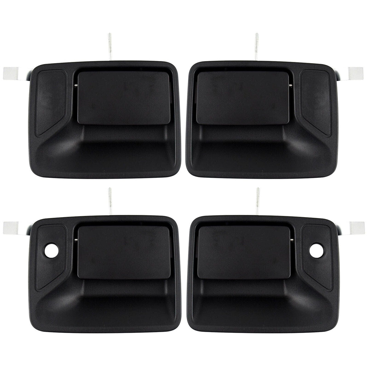4PCS Door Handles Exterior Front & Rear Kit For Excursion F250 F350 F450 SD 7C3Z2626601AA